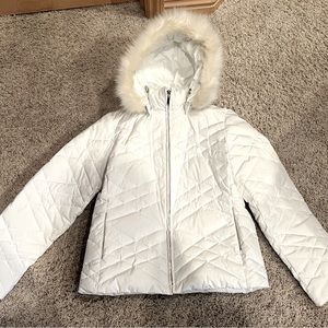 Puffer Jacket with Fur